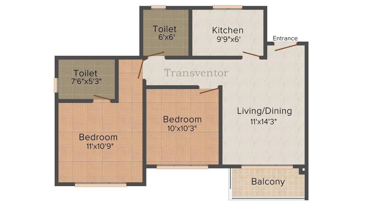 Siddha Happyville Floor Plan 3