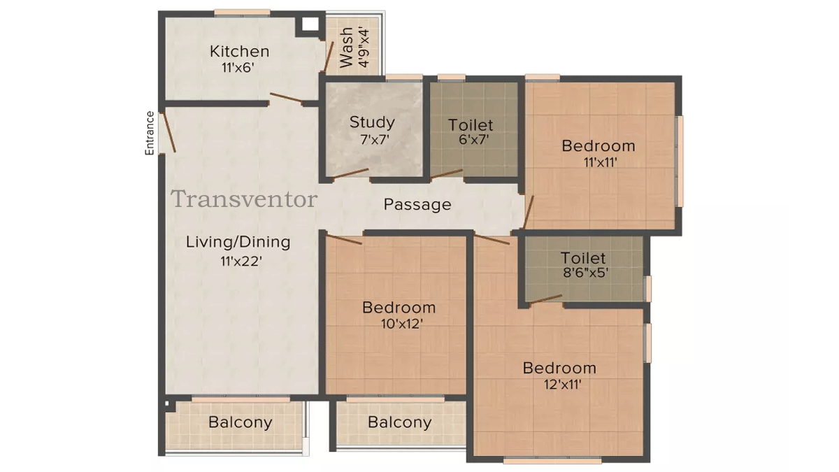 Siddha Happyville Floor Plan 17