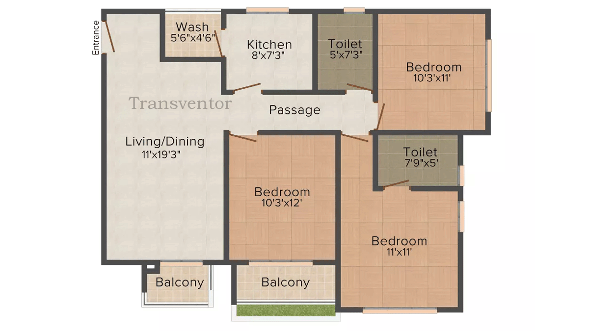 Siddha Happyville Floor Plan 12