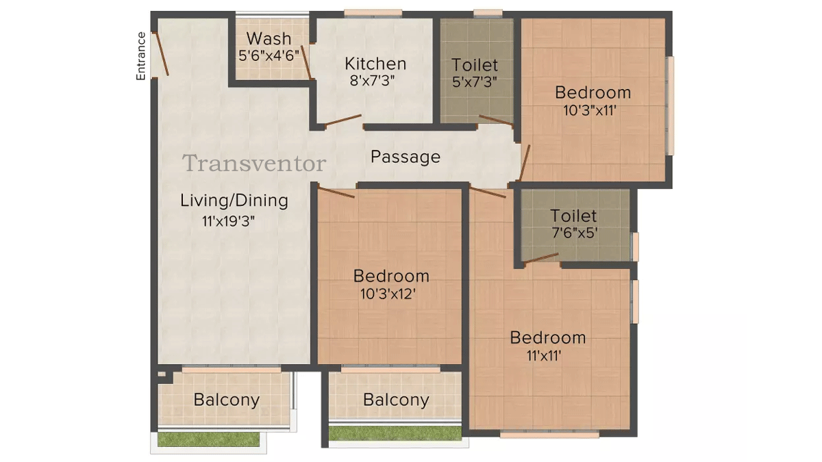 Siddha Happyville Floor Plan 13