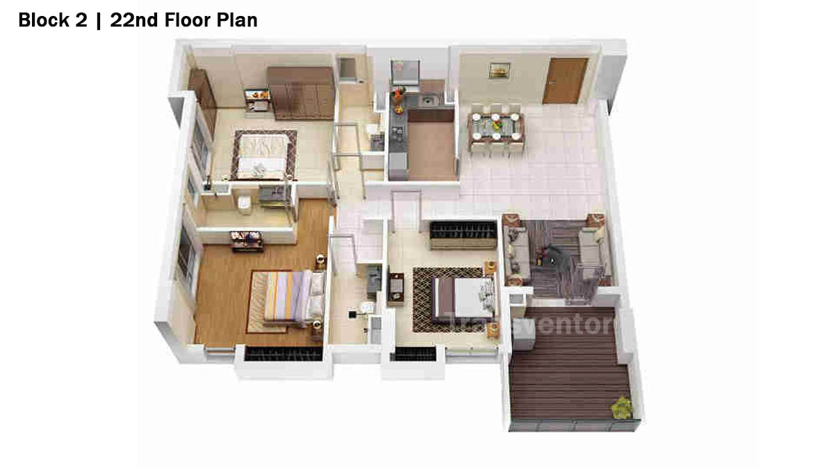Merlin 5th Avenue Floor Plan 9