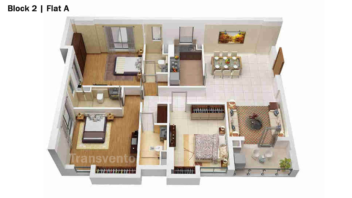 Merlin 5th Avenue Floor Plan 4