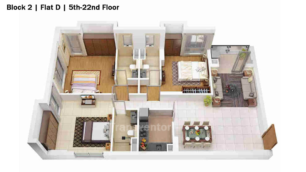 Merlin 5th Avenue Floor Plan 10