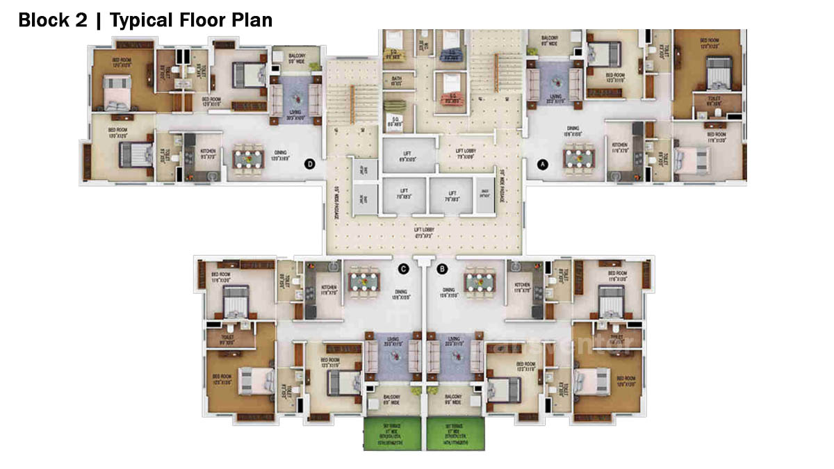 Merlin 5th Avenue Floor Plan 8