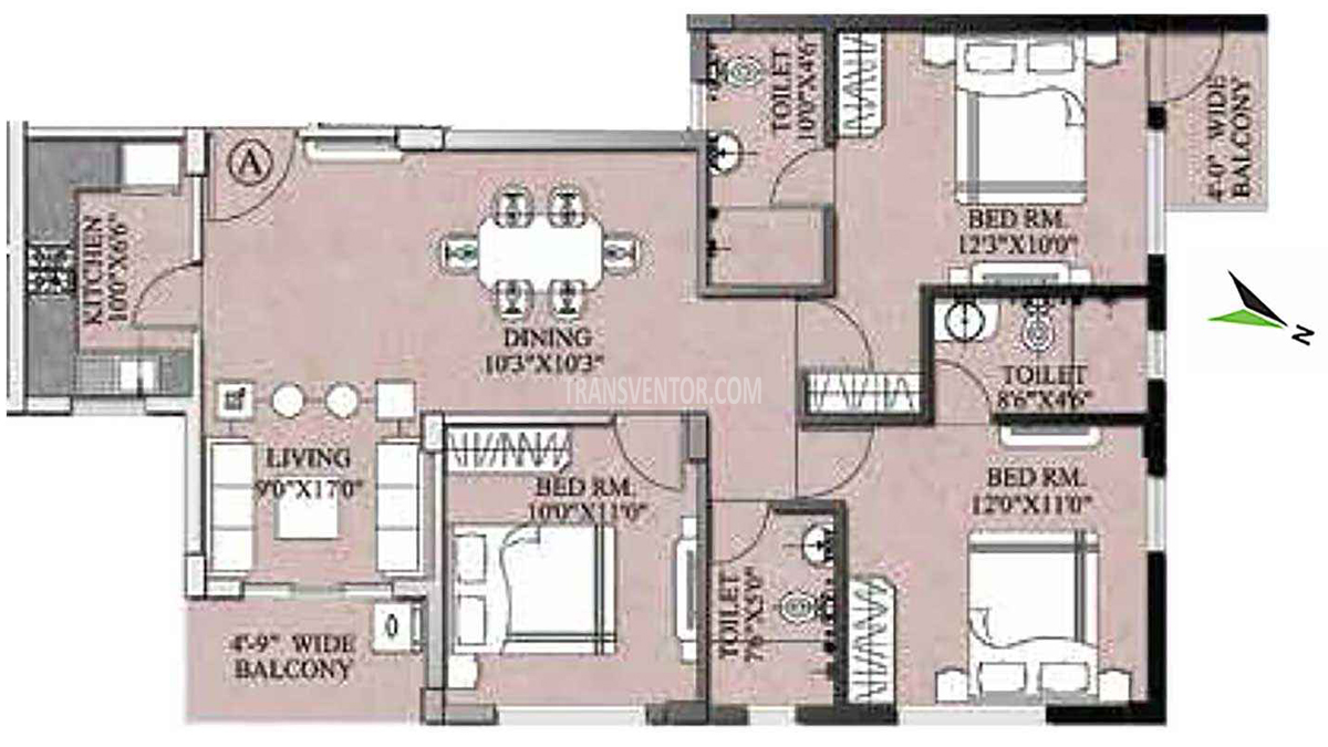 PS Majhergaon Floor Plan 4