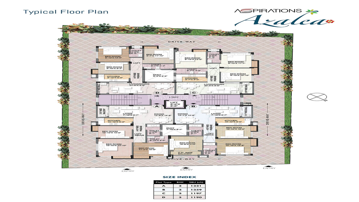 Aspirations Azalea Floor Plan 1