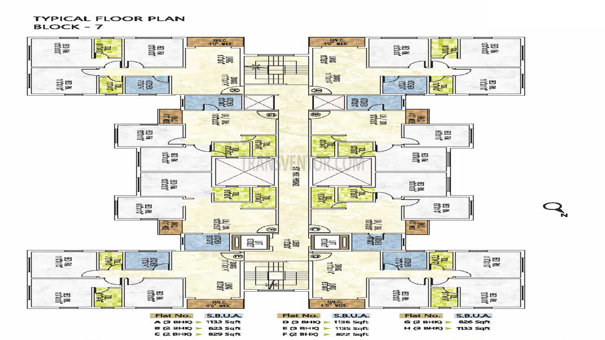 Riya Manbhari Greens Floor Plan 7