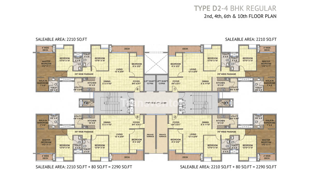 Emami City Floor Plan 11