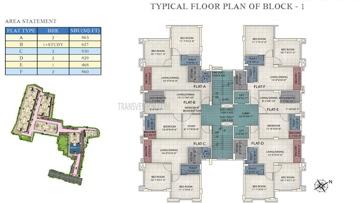 Prudent Prana Floor Plan 3