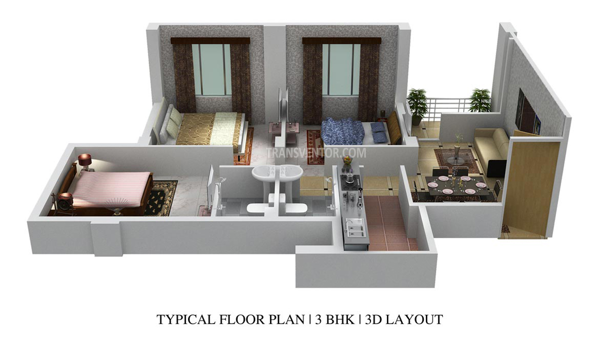 Prudent Prana Floor Plan 4