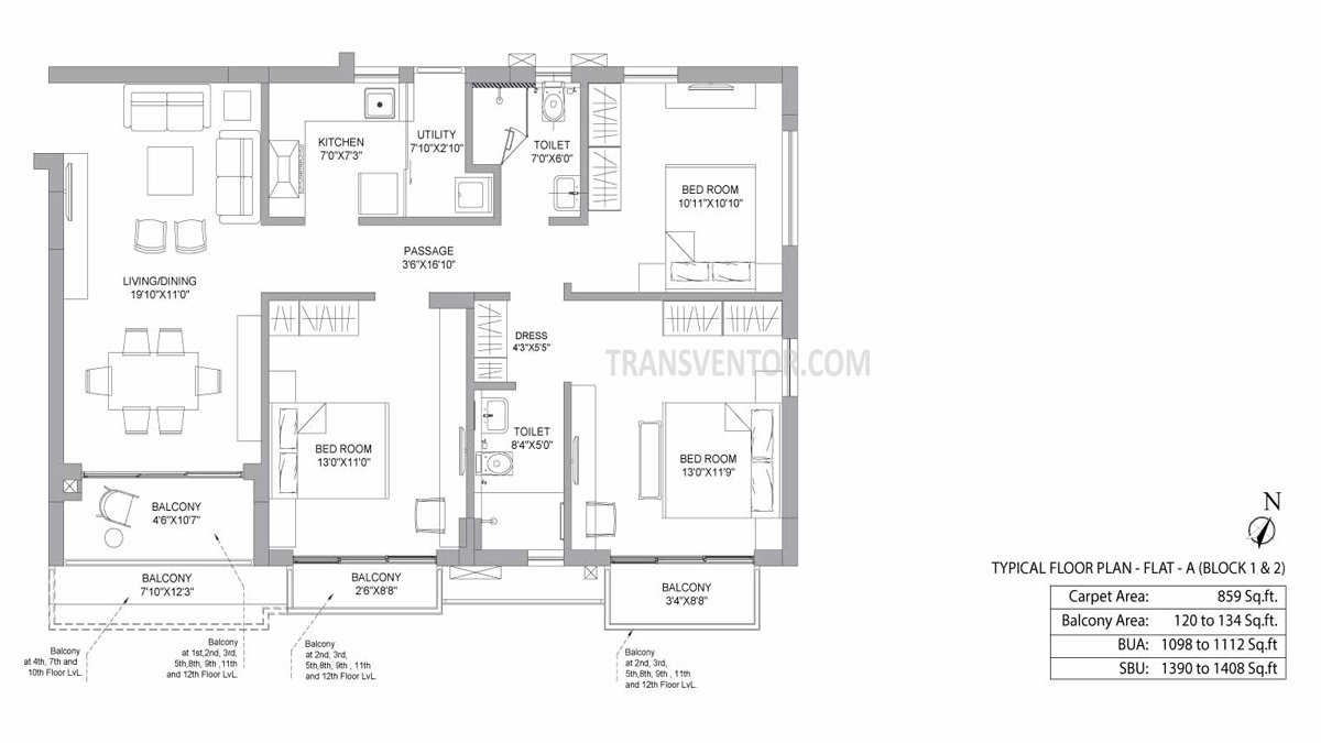 PS Jiva Floor Plan 2
