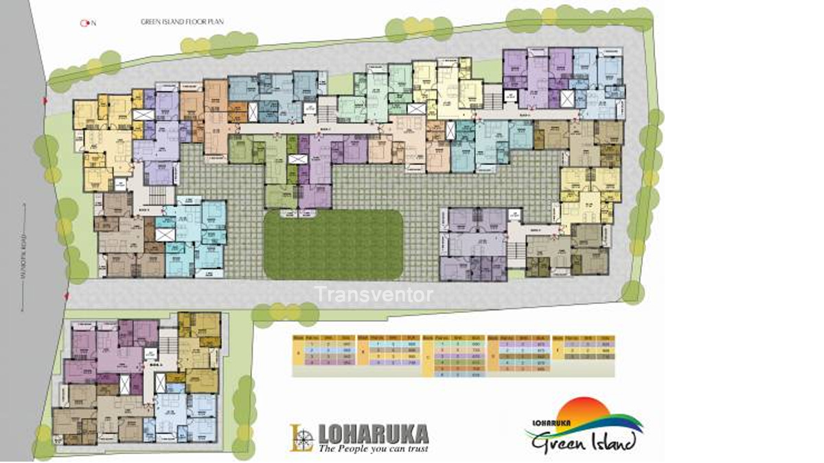 Loharuka Green Island Floor Plan 1