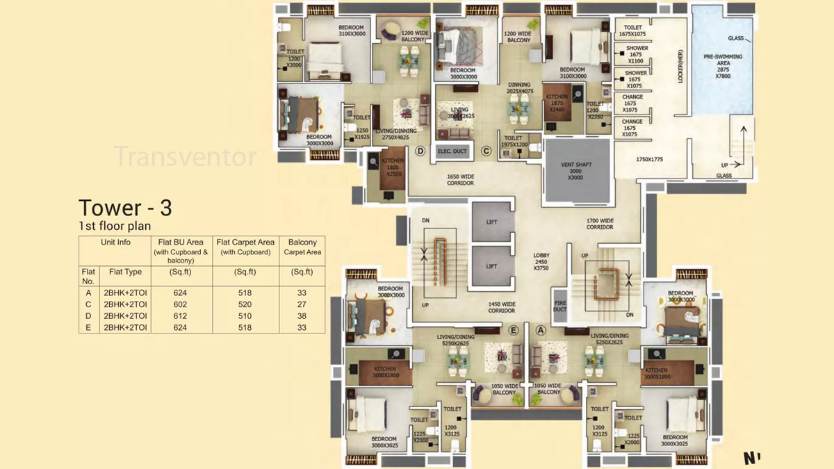 Merlin Gangotri Floor Plan 4