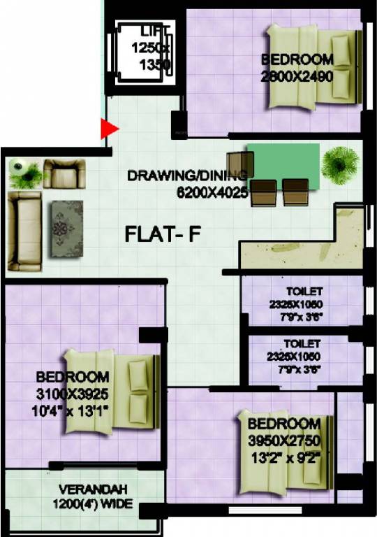 Doyeeta Floor Plan 3