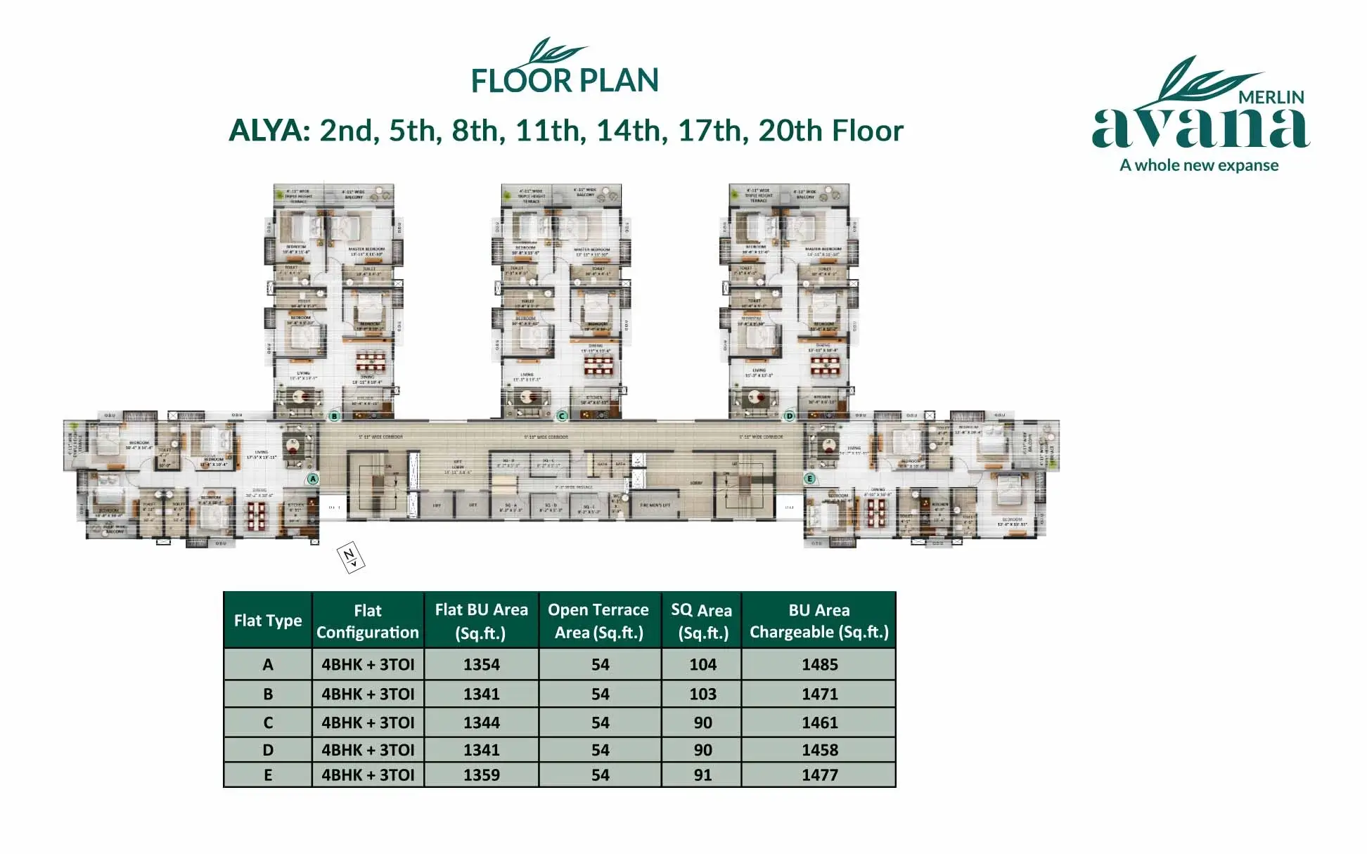 Merlin Avana Floor Plan 1